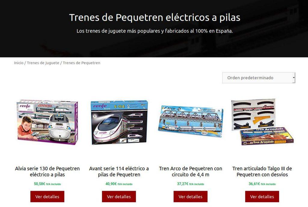 En La tienda ferroviaria, aparte de productos de Dropshipping, también los tengo de afiliación.